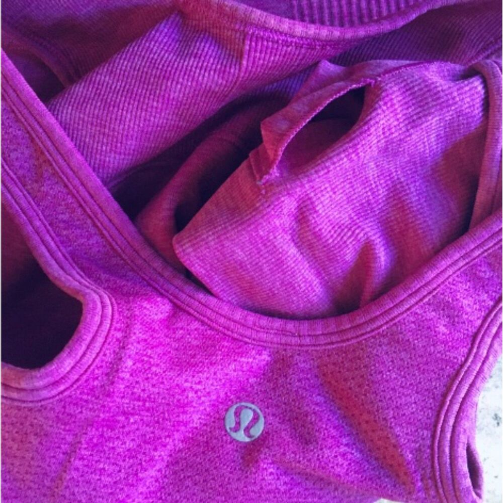 lululemon athletica Pink/Purple Racerback Tank Top - Picture 4 of 6